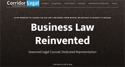 Desktop Screenshot of corridorlegal.net